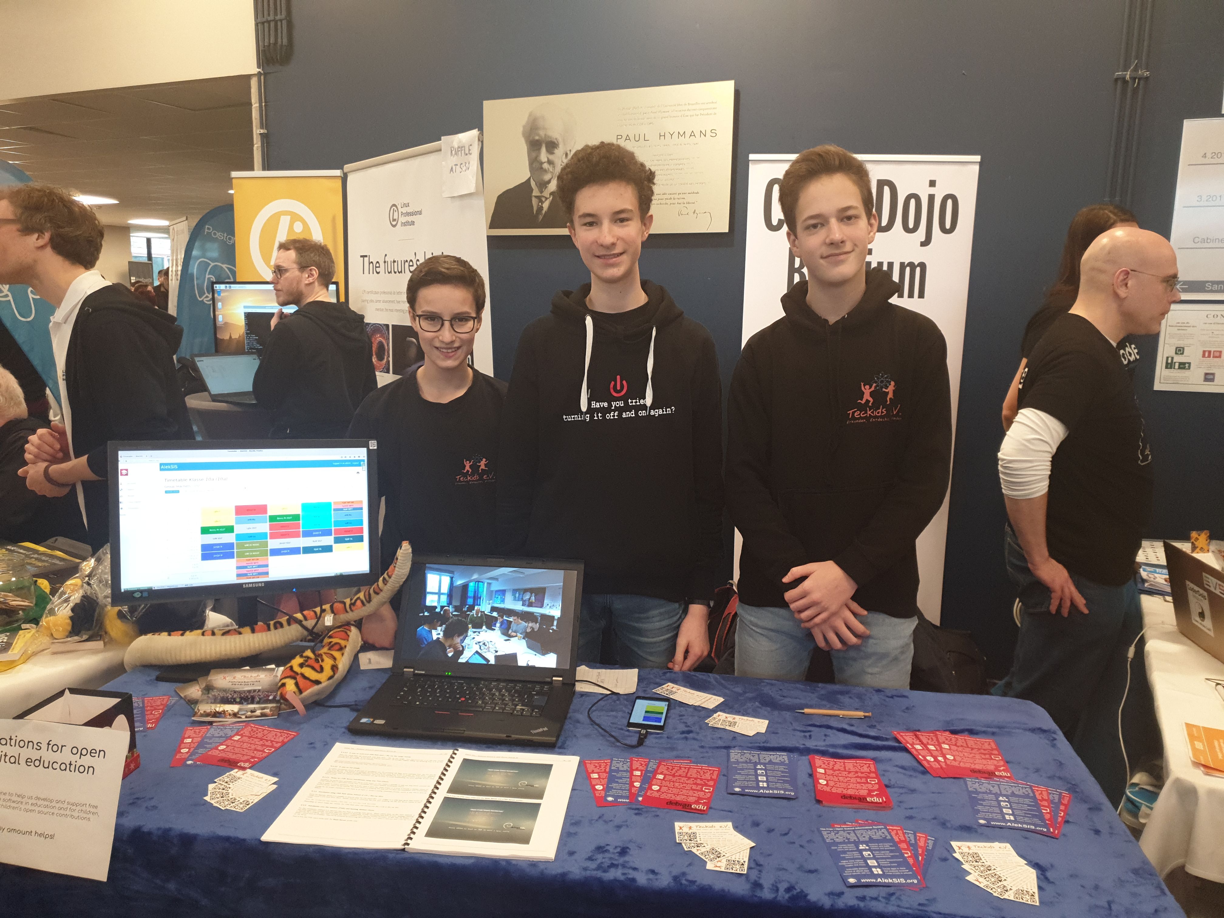 Stand auf der FOSDEM 2020